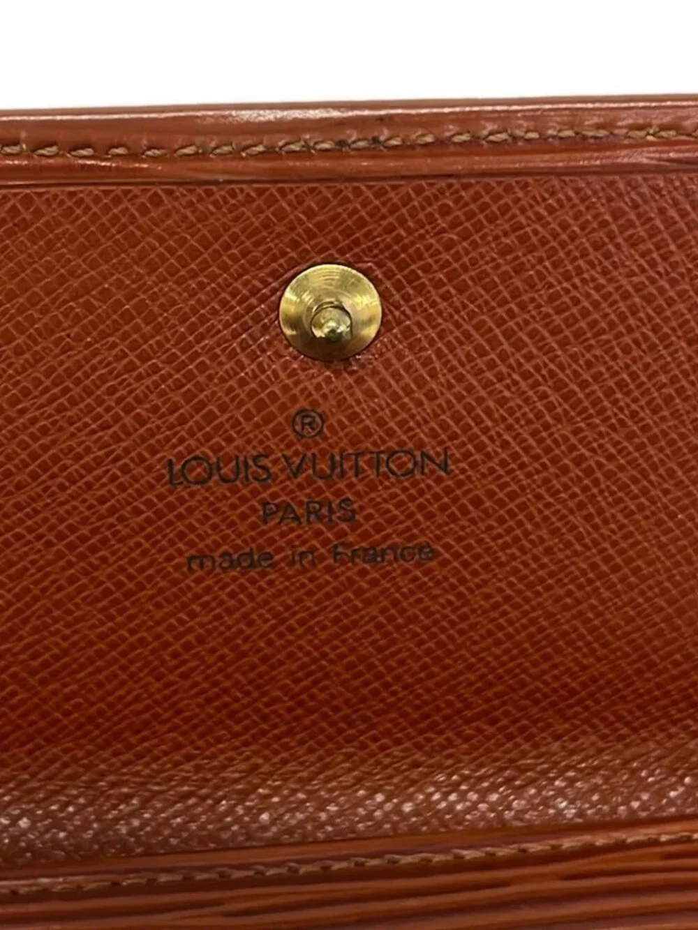LOUIS VUITTON Porte Monnaie Billets Cartes Credit M63483 Kenyan Brown Epi